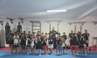 للقاء قطري لـ Inter Club Kickboxing في مركز حسني عرار للرياضة والفنون القتالية